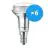 Confezione Multipack 6x Philips Corepro LED Faretti E14 R50 1.4W 105lm 36D - 827 Bianco Molto Caldo | Sostitutiva 25W