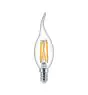 Philips MASTER Value LED Candela E14 Punta attorcigliata Filamento Chiara 3.4W 470lm - 927 Bianco Molto Caldo | Miglior resa cromatica - Dimmerabile - Sostitutiva 25W