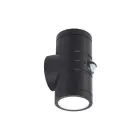Ansell Luce Da Parete Reef Nero Up & Down - Esterni - 10W 885lm 90D - 830-840-860 CCT | IP65 -Sensore di Movimento e Luce