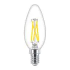 Philips MASTER LED E14 Candela Filamento Chiara 2.5W 340lm - 922-927 Dim To Warm | Miglior Resa Cromatica - Dimmerabile - Sostitutiva 25W